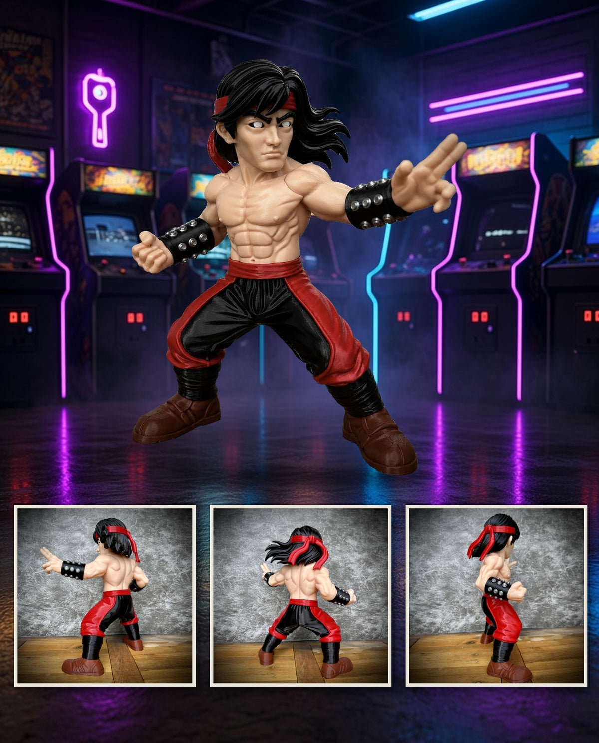 Liu Kang – FABBOX 3D printed