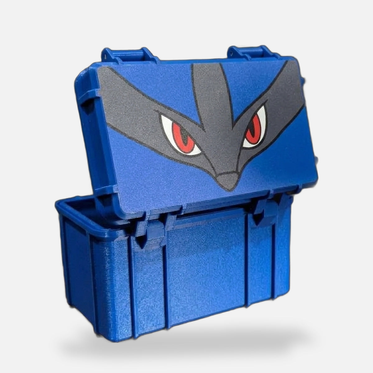 Lucario Trading Card Top Loader Storage Box – FABBOX 3D printed
