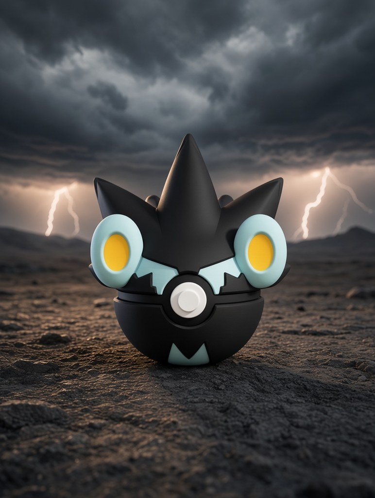 Luxray Character Ball – FABBOX 3D printed