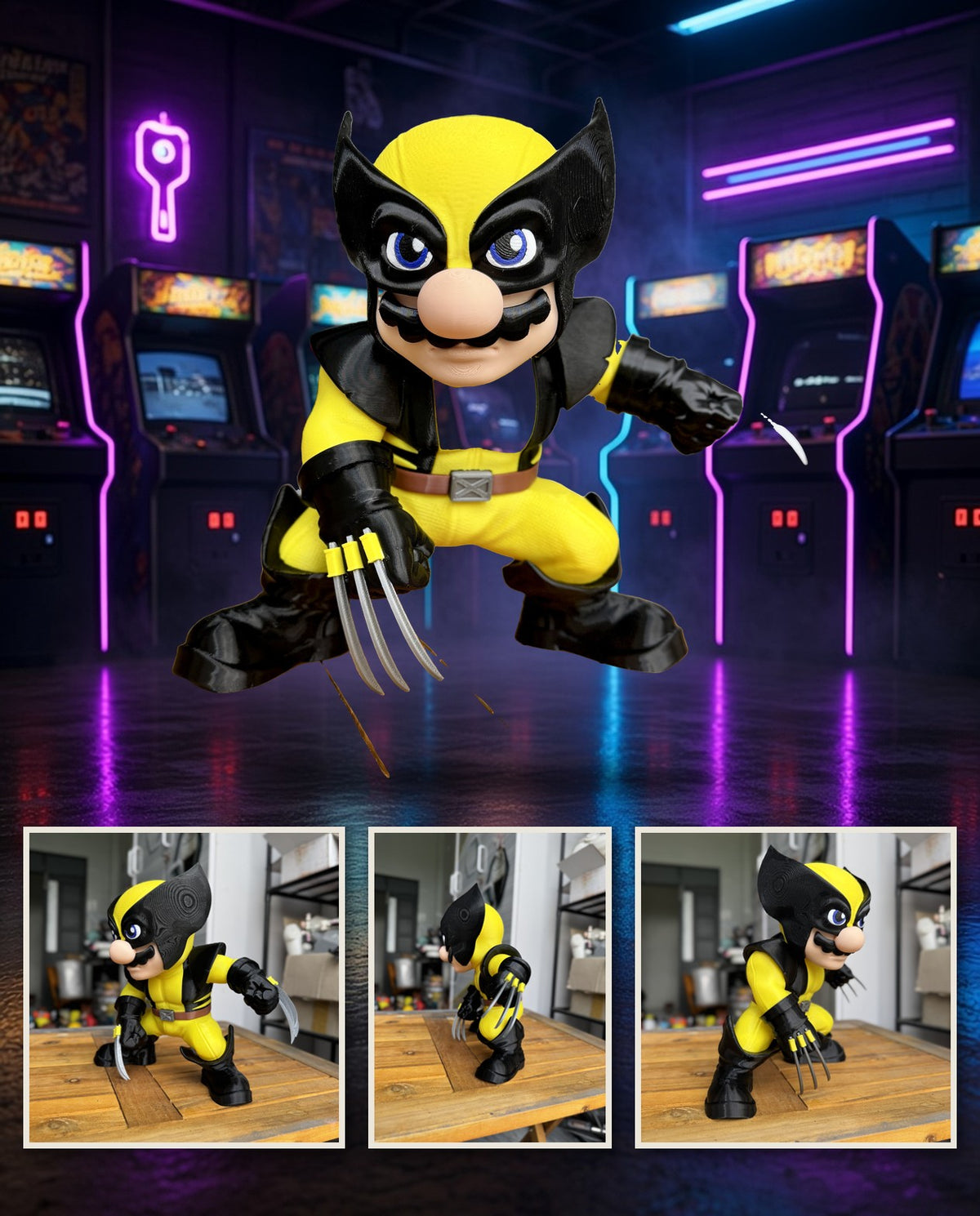 Mario Wolverine – FABBOX 3D printed