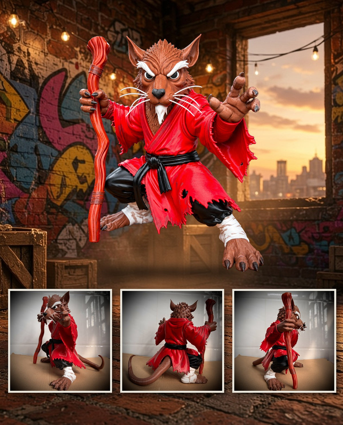 Master Splinter – FABBOX 3D printed