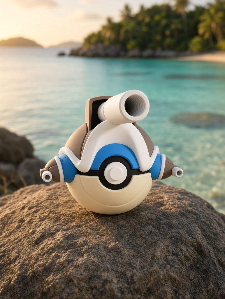 Mega Blastoise Character Ball – FABBOX 3D printed