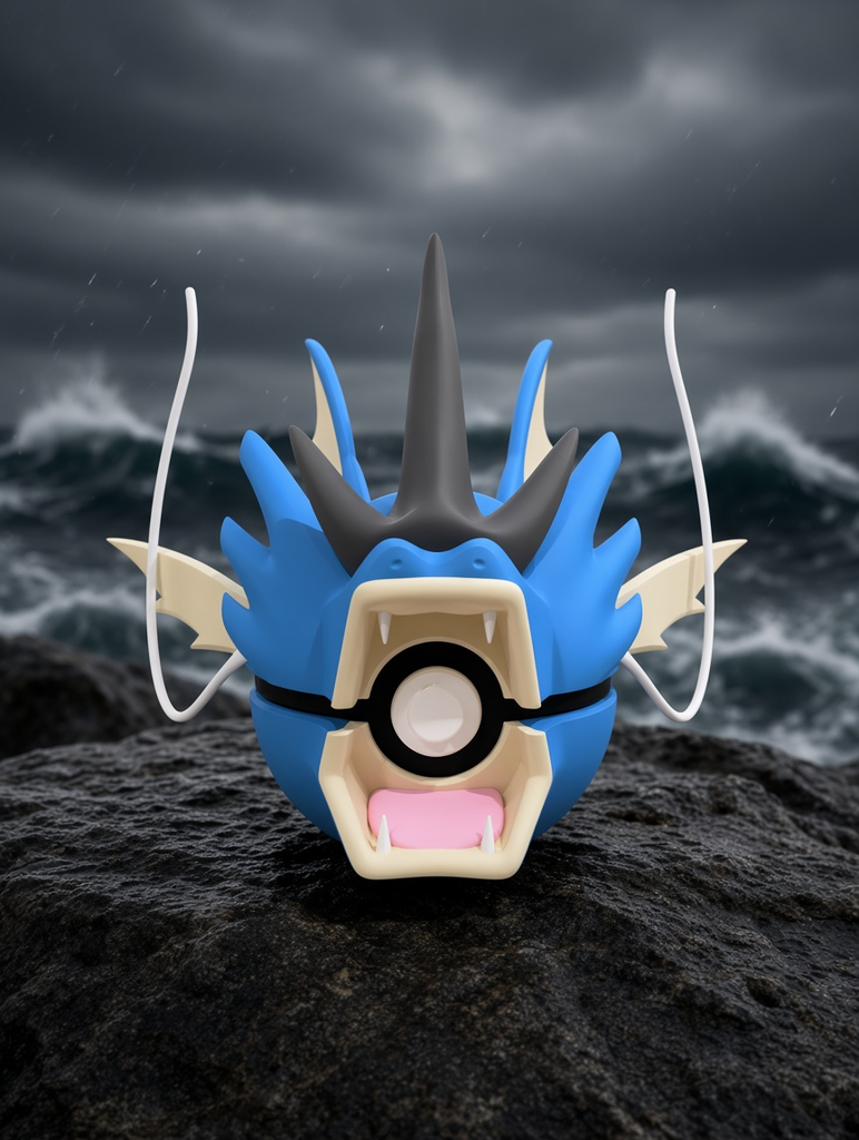 Mega Gyarados Character Ball – FABBOX 3D printed