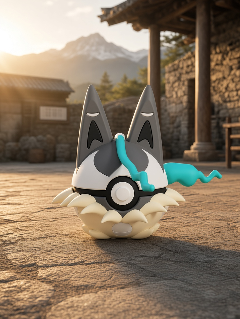 Mega Lucario Z Character Ball – FABBOX 3D printed