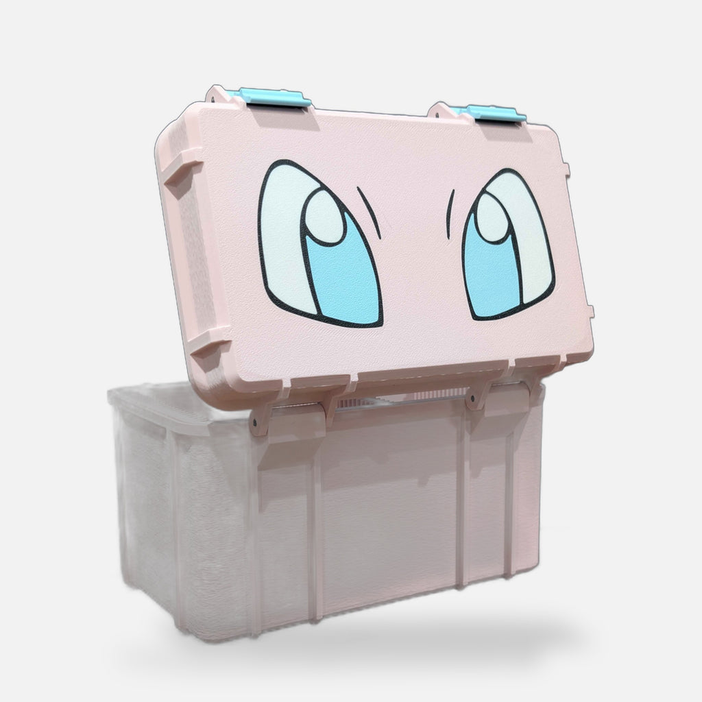 Mew Trading Card Top Loader Storage Box – FABBOX 3D printed