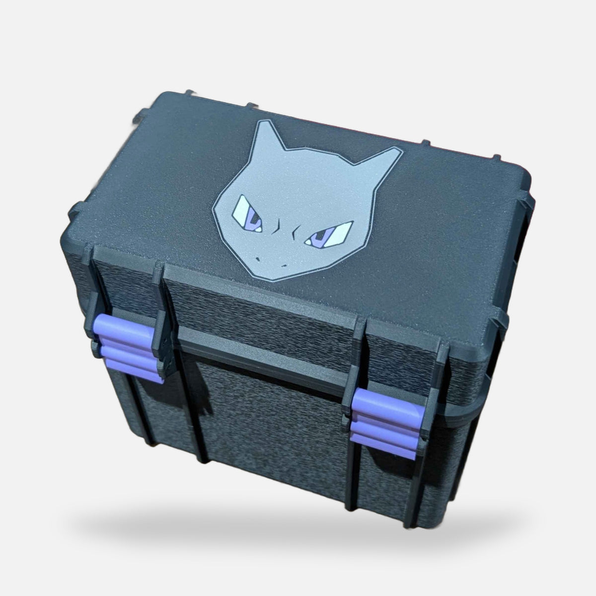 Mewtwo Head Trading Card Top Loader Storage Box – FABBOX 3D printed