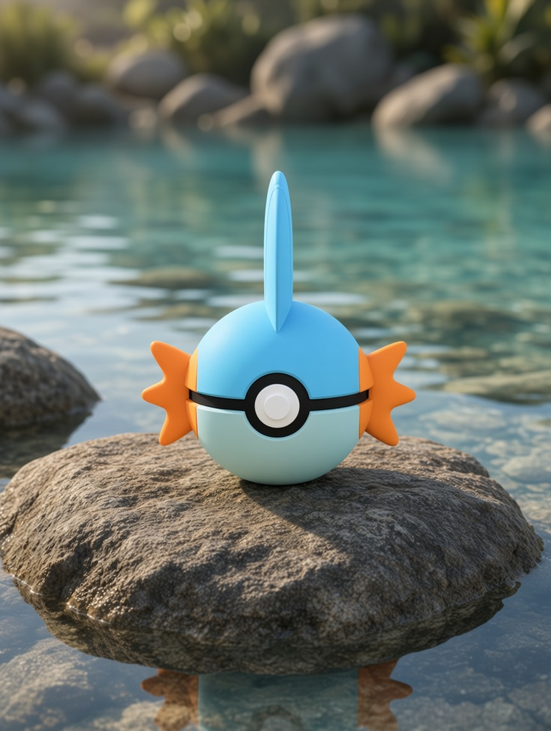 Mudkip Character Ball – FABBOX 3D printed