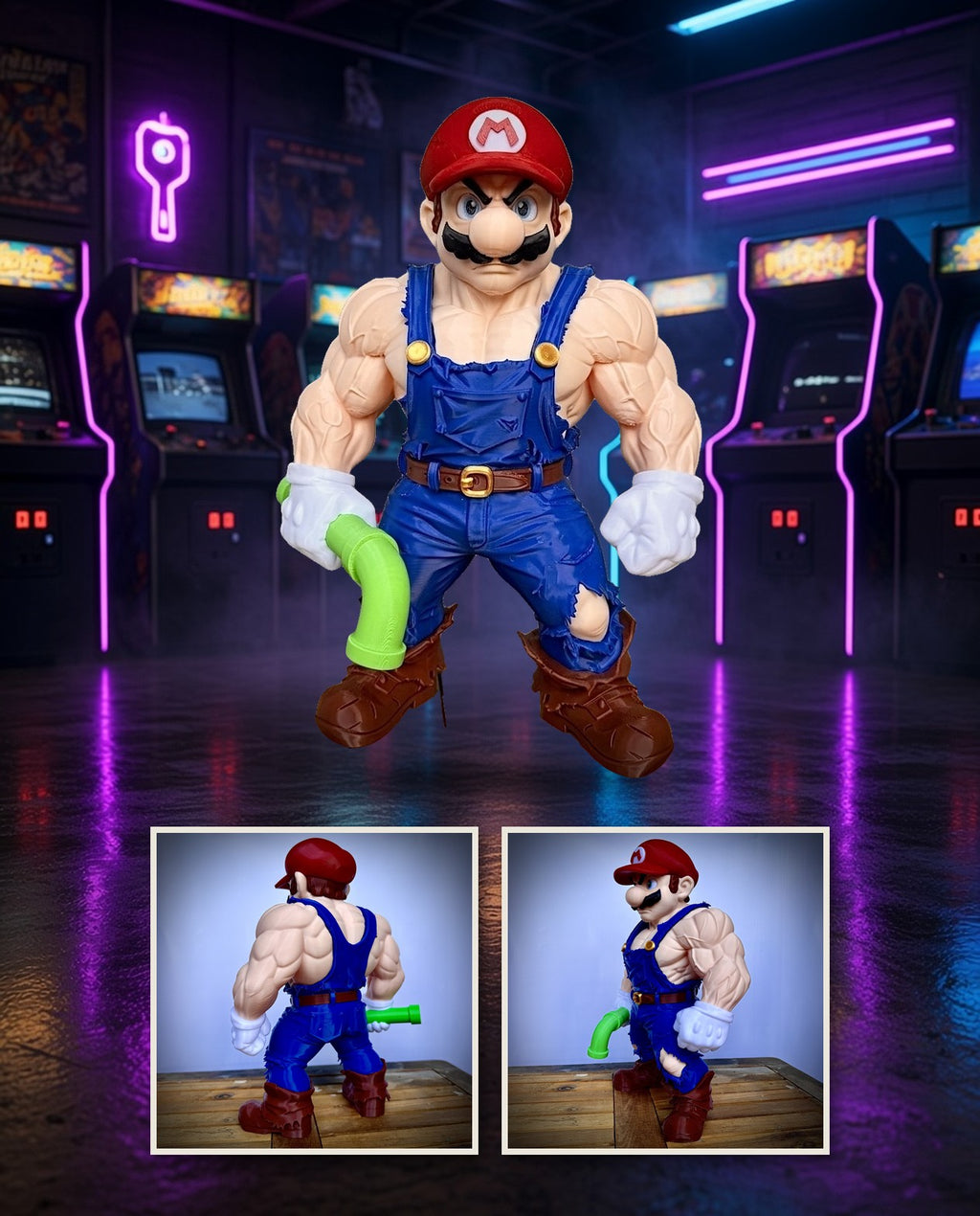 Muscle Mario – FABBOX 3D printed