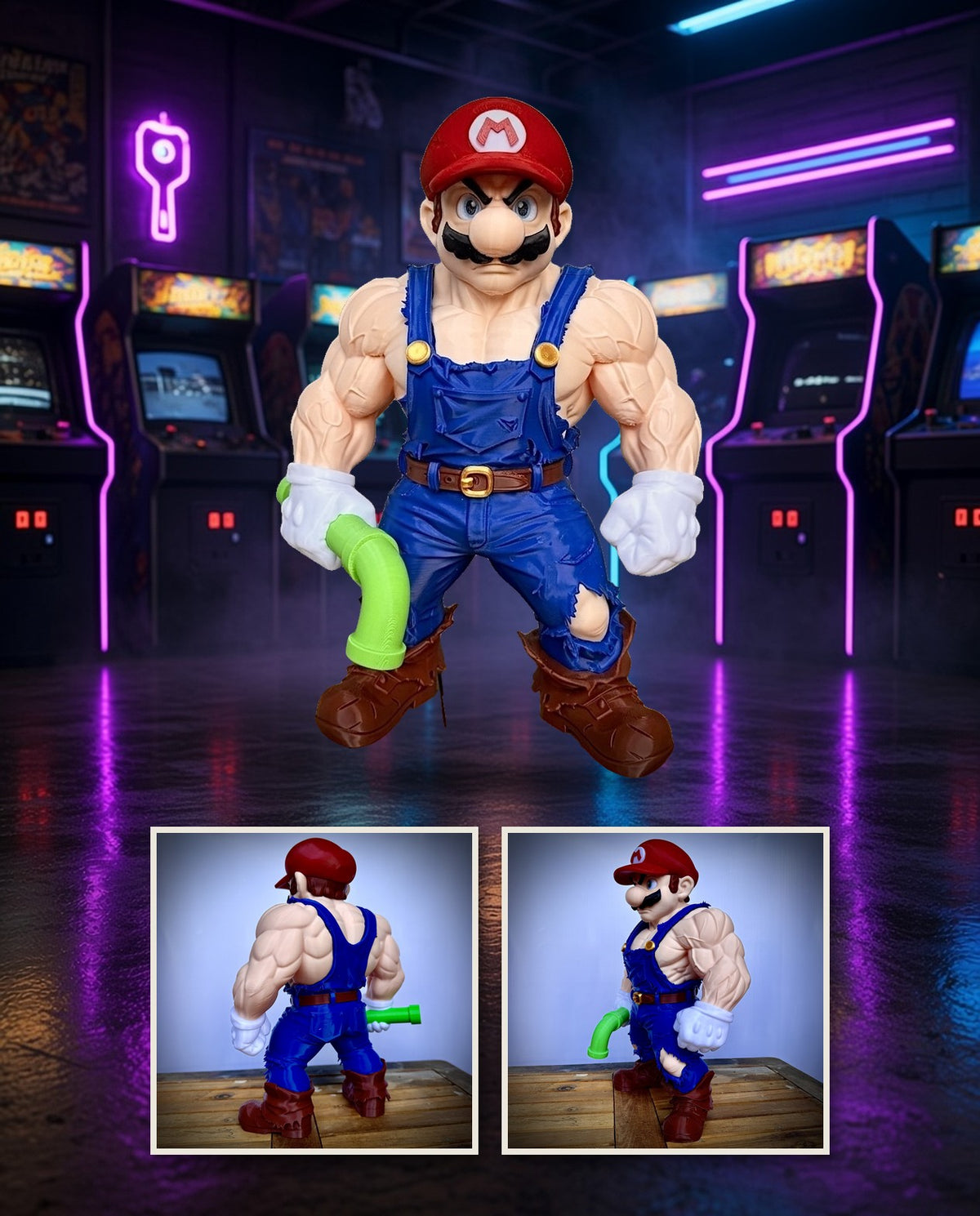 Muscle Mario – FABBOX 3D printed