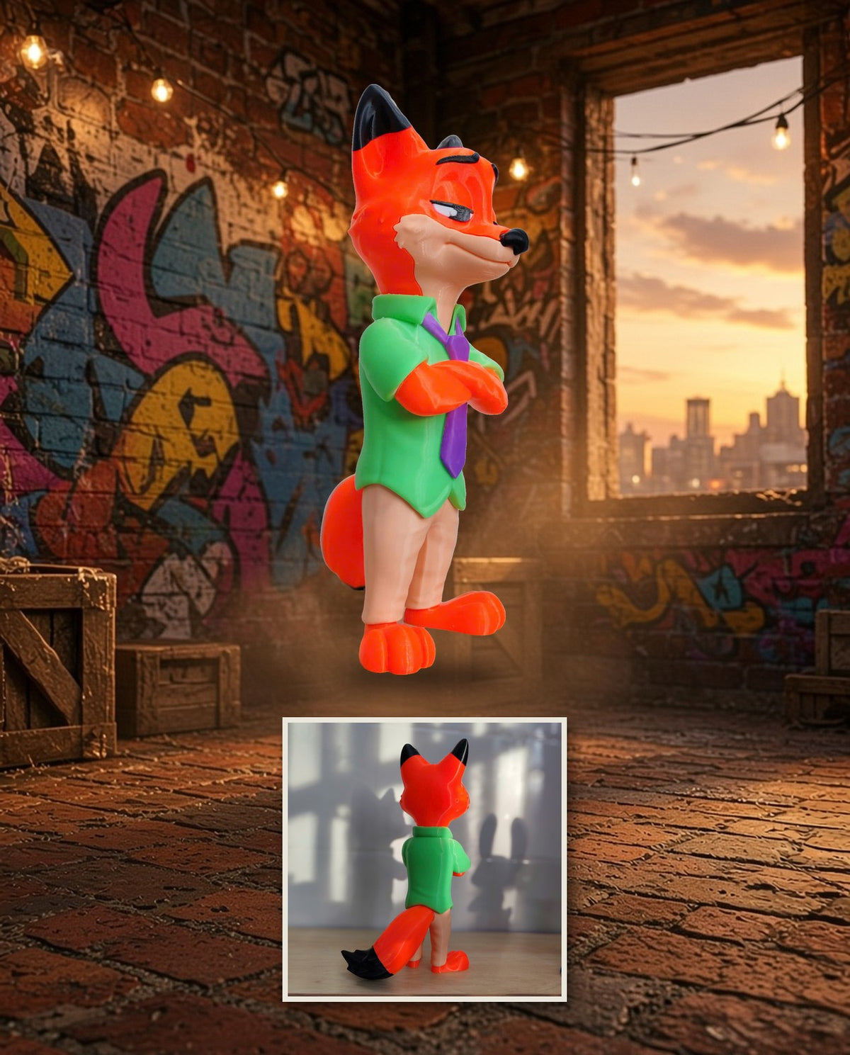 Nick Wilde – FABBOX 3D printed