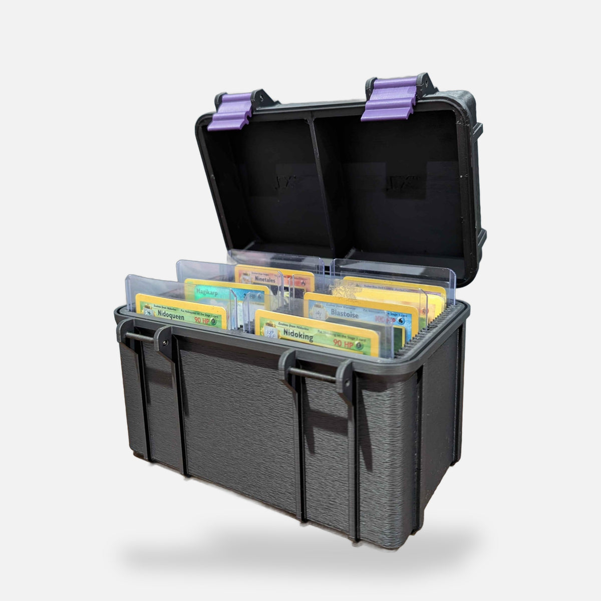 Nidoking Trading Card Top Loader Storage Box – FABBOX 3D printed