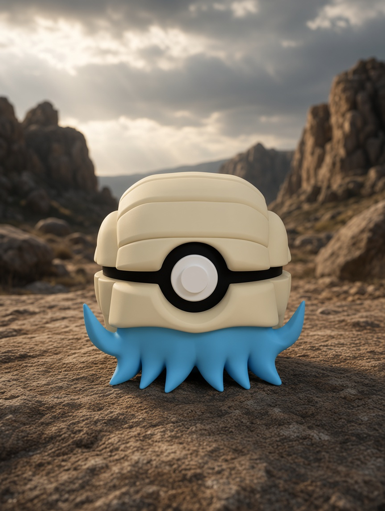 Omanyte Character Ball – FABBOX 3D printed