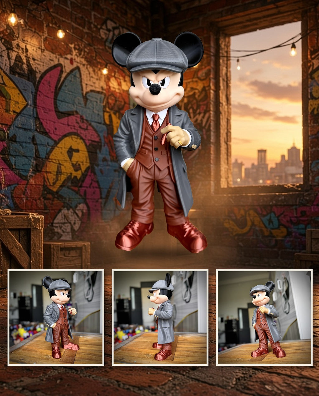 Peaky Blinders Mickey Mouse – FABBOX 3D printed
