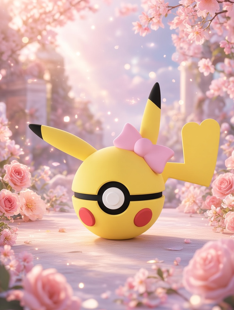 Pikachu Female Character Ball – FABBOX 3D printed