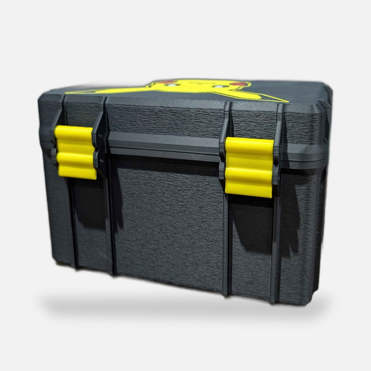 Pikachu Head Trading Card Top Loader Storage Box – FABBOX 3D printed – view 2