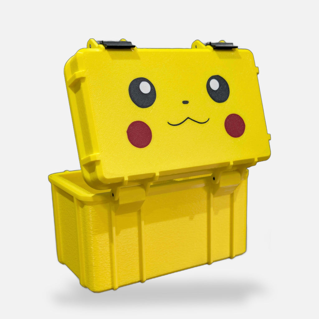 Pikachu Trading Card Top Loader Storage Box – FABBOX 3D printed