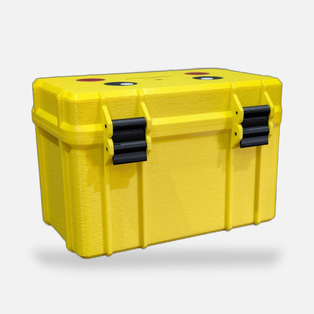 Pikachu Trading Card Top Loader Storage Box – FABBOX 3D printed – view 3
