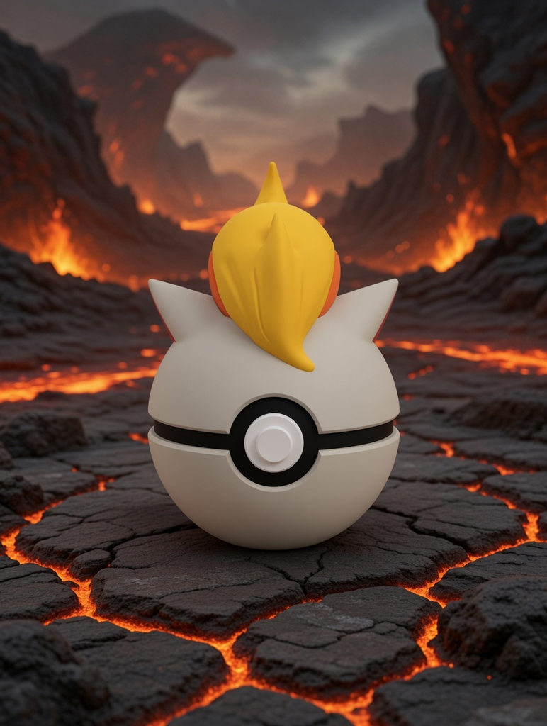 Ponyta Character Ball – FABBOX 3D printed