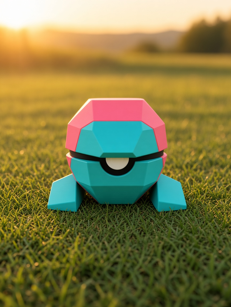 Porygon Character Ball – FABBOX 3D printed