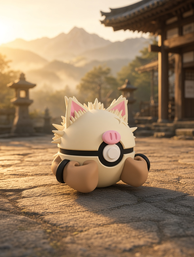 Primeape Character Ball – FABBOX 3D printed