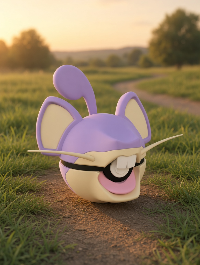 Rattata Character Ball – FABBOX 3D printed