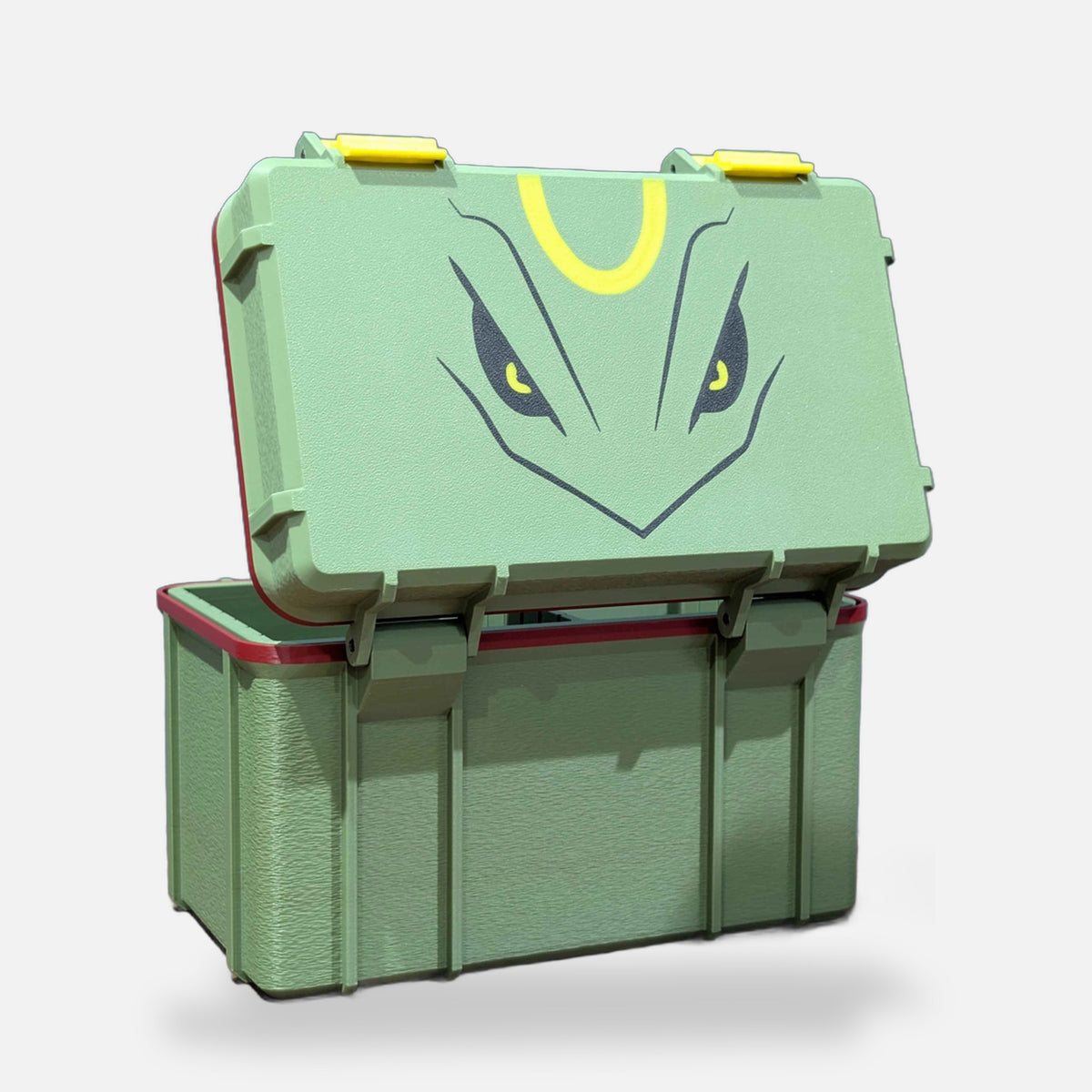 Rayquaza Trading Card Top Loader Storage Box – FABBOX 3D printed