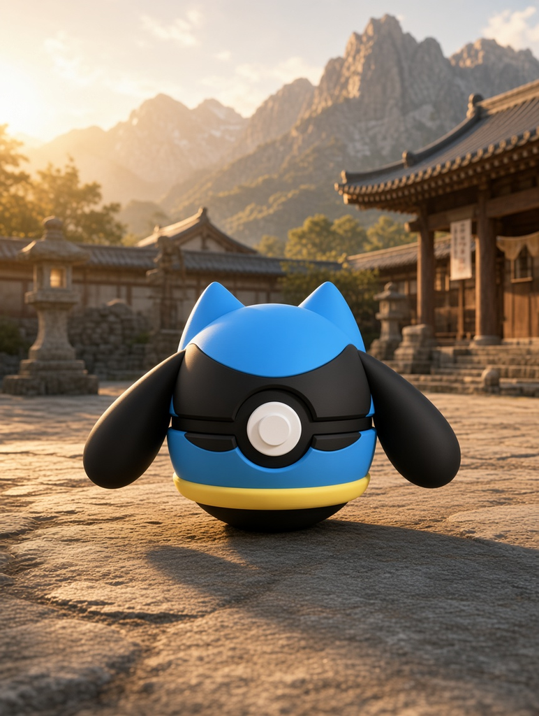 Riolu Character Ball – FABBOX 3D printed