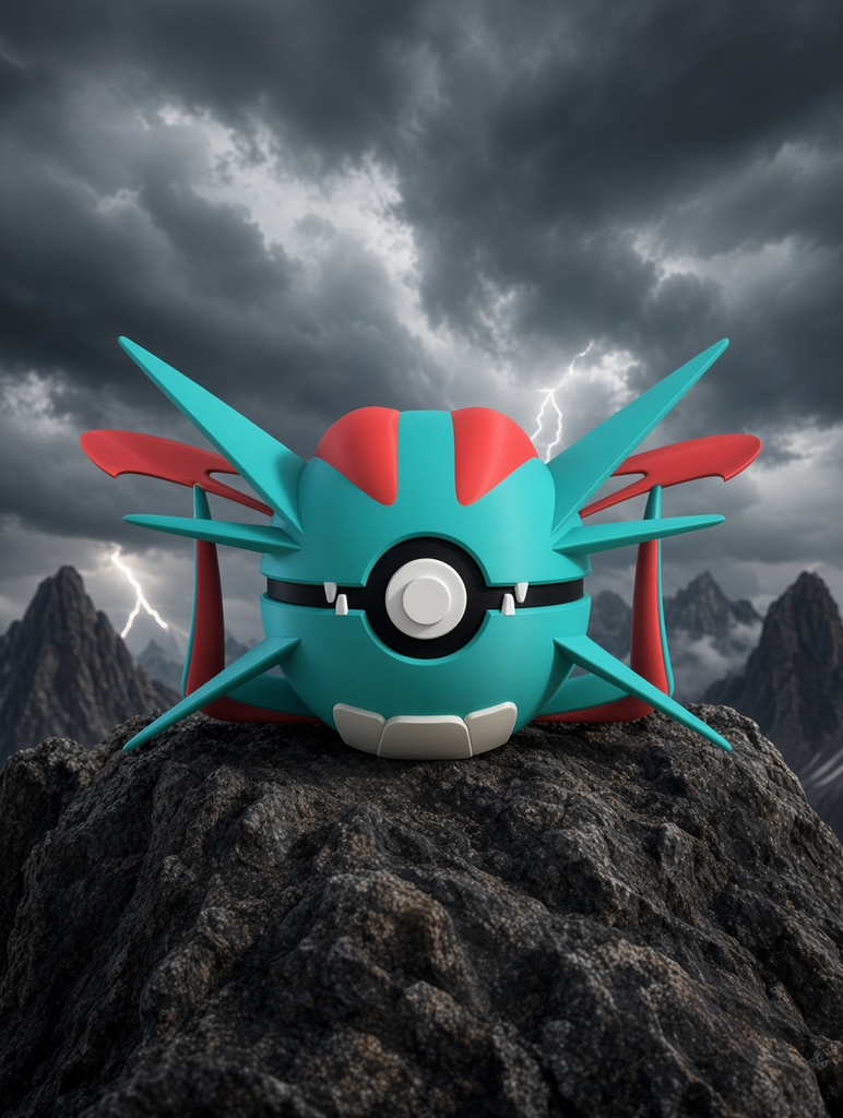 Salamence Character Ball – FABBOX 3D printed