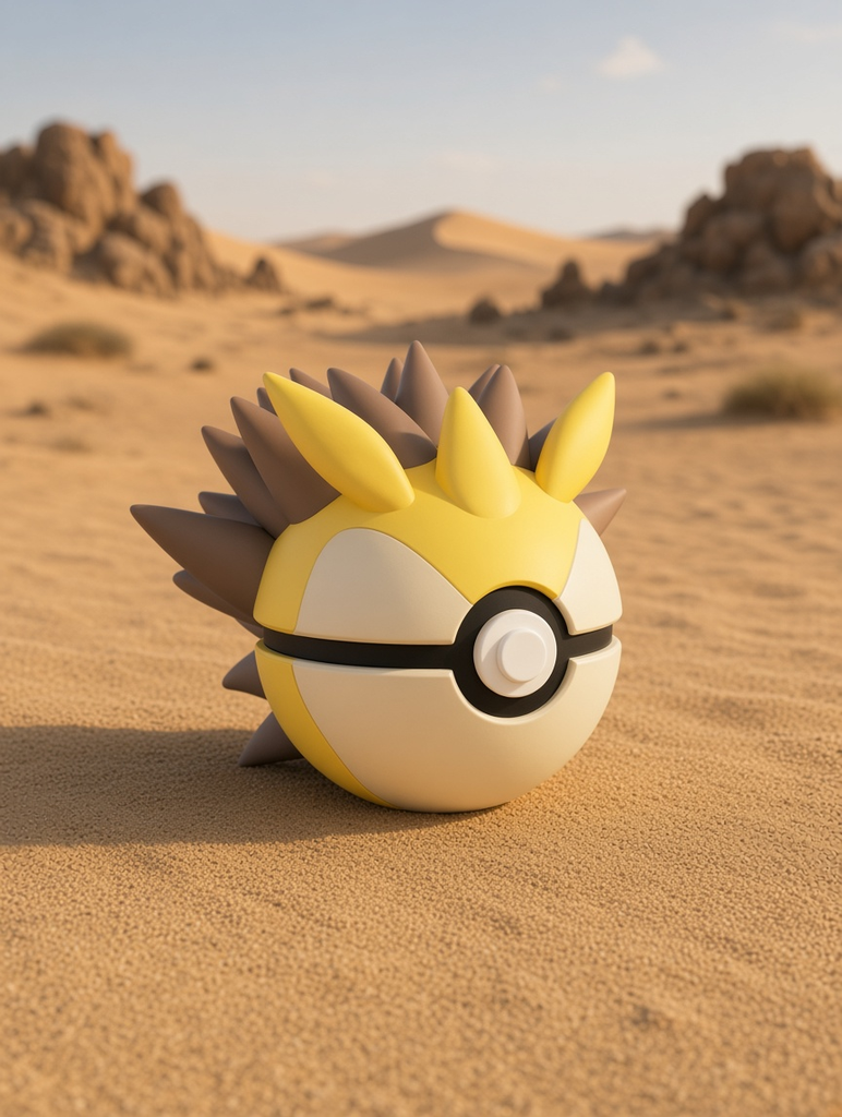 Sandslash Character Ball – FABBOX 3D printed