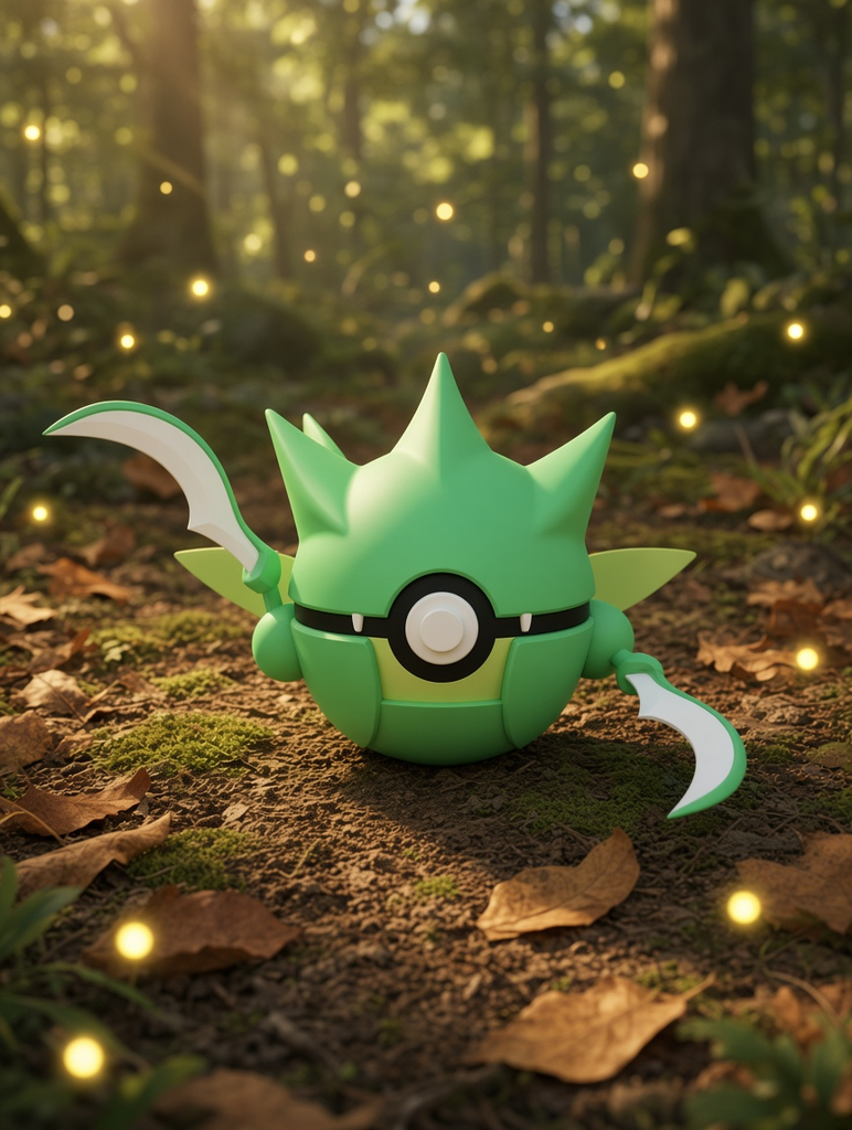 Scyther Character Ball – FABBOX 3D printed