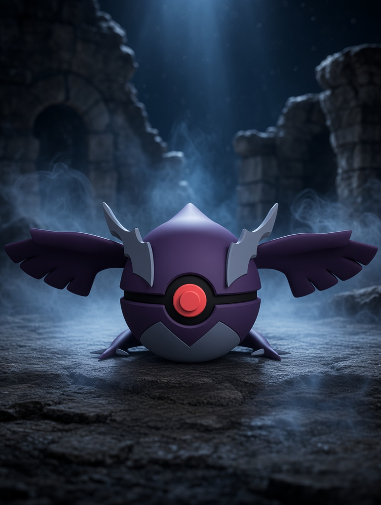 Shadow Lugia Character Ball – FABBOX 3D printed