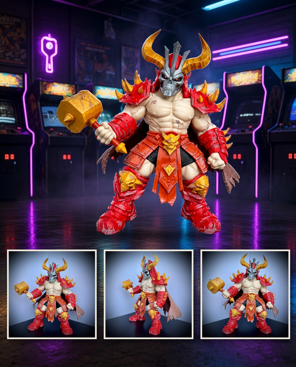 Shao Kahn – FABBOX 3D printed