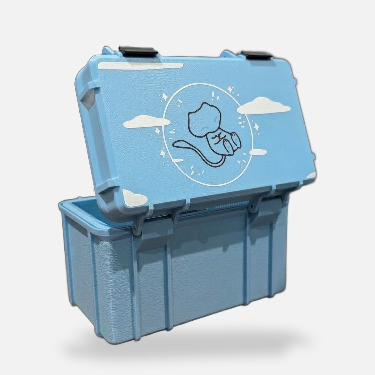Simple Bubble Mew Trading Card Top Loader Storage Box – FABBOX 3D printed