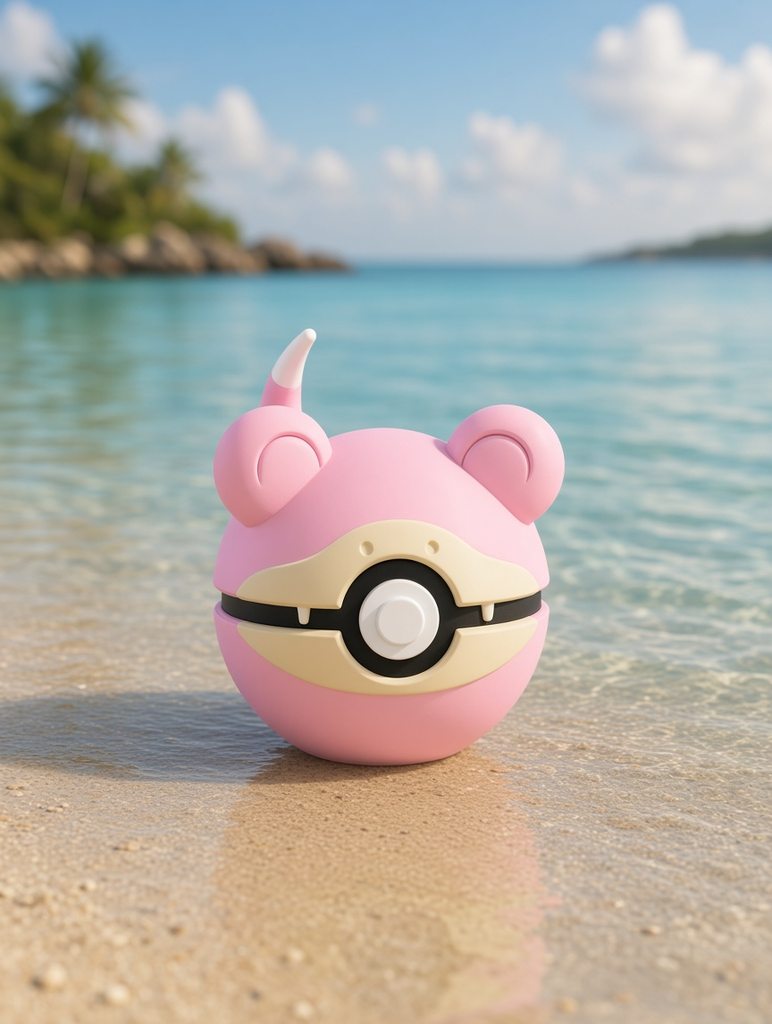 Slowpoke Character Ball – FABBOX 3D printed
