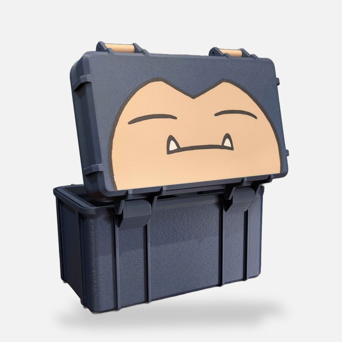 Snorlax Trading Card Top Loader Storage Box – FABBOX 3D printed