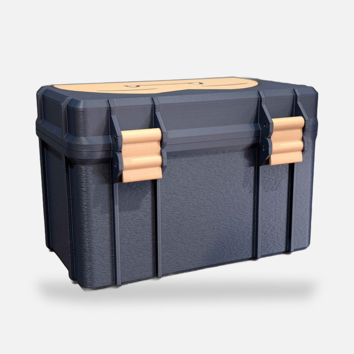 Snorlax Trading Card Top Loader Storage Box – FABBOX 3D printed – view 3