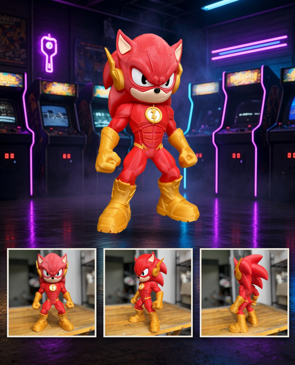 Speed Force Sonic – FABBOX 3D printed