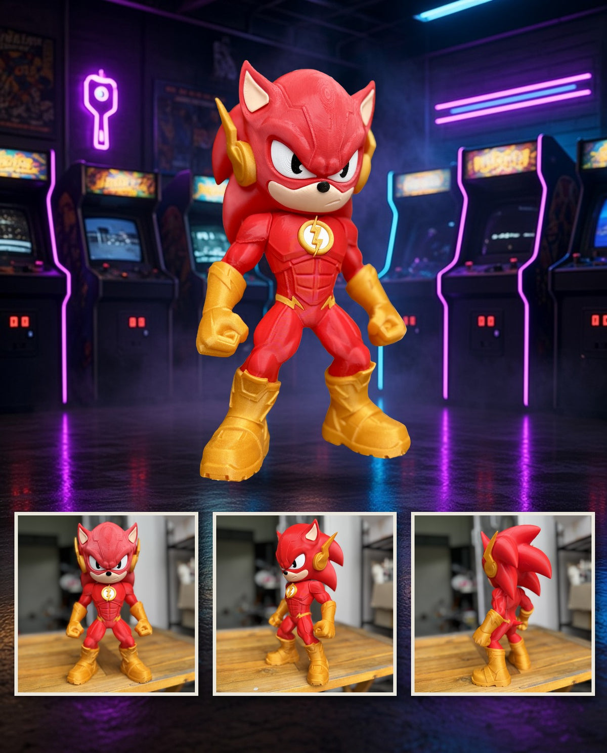 Speed Force Sonic – FABBOX 3D printed