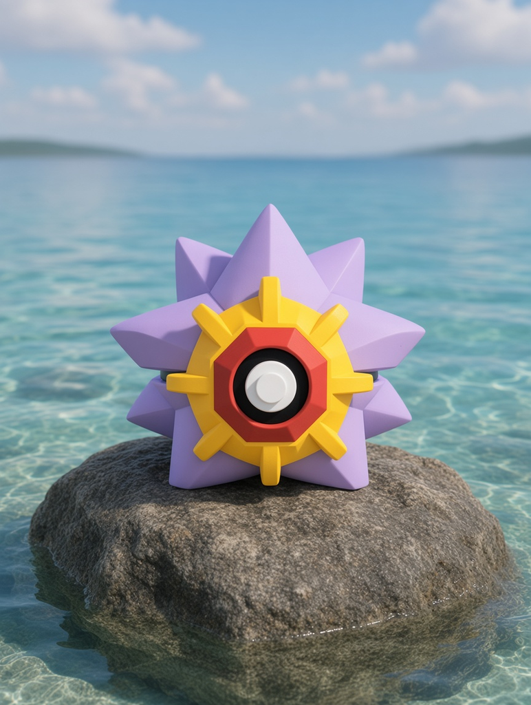 Starmie Character Ball – FABBOX 3D printed