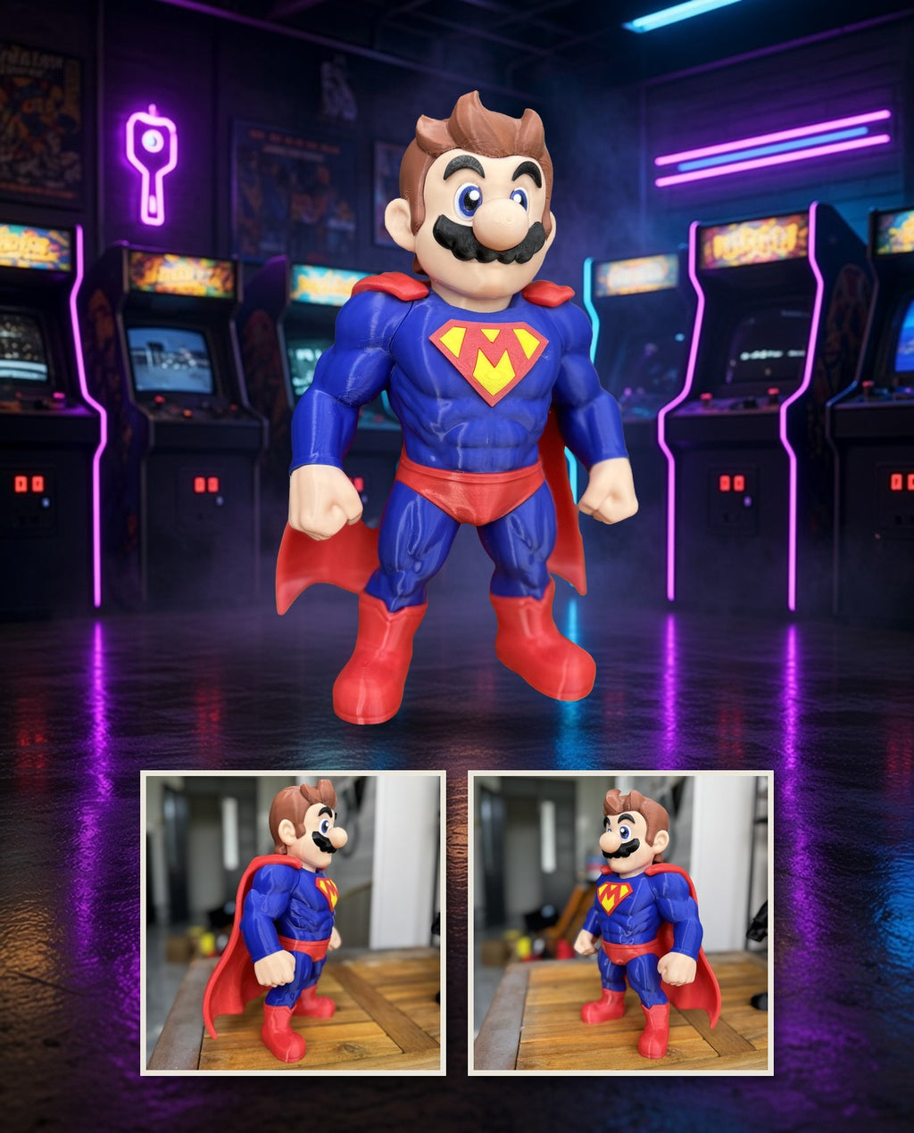 Super Mario Superman – FABBOX 3D printed