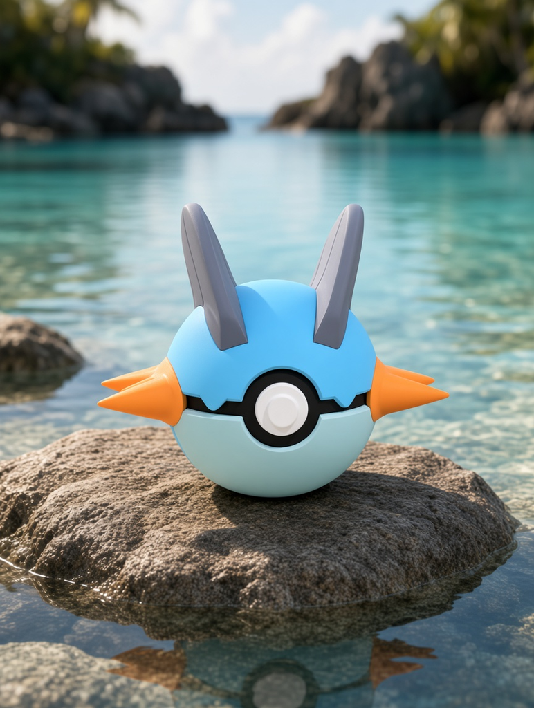 Swampert Character Ball – FABBOX 3D printed