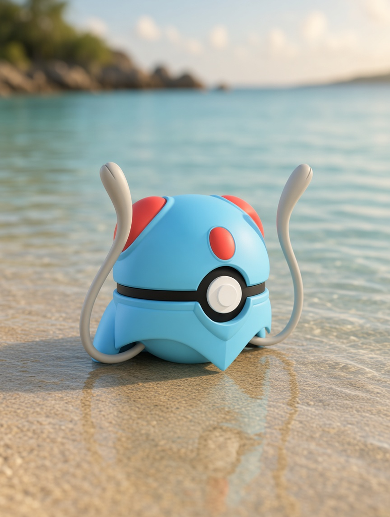 Tentacool Character Ball – FABBOX 3D printed