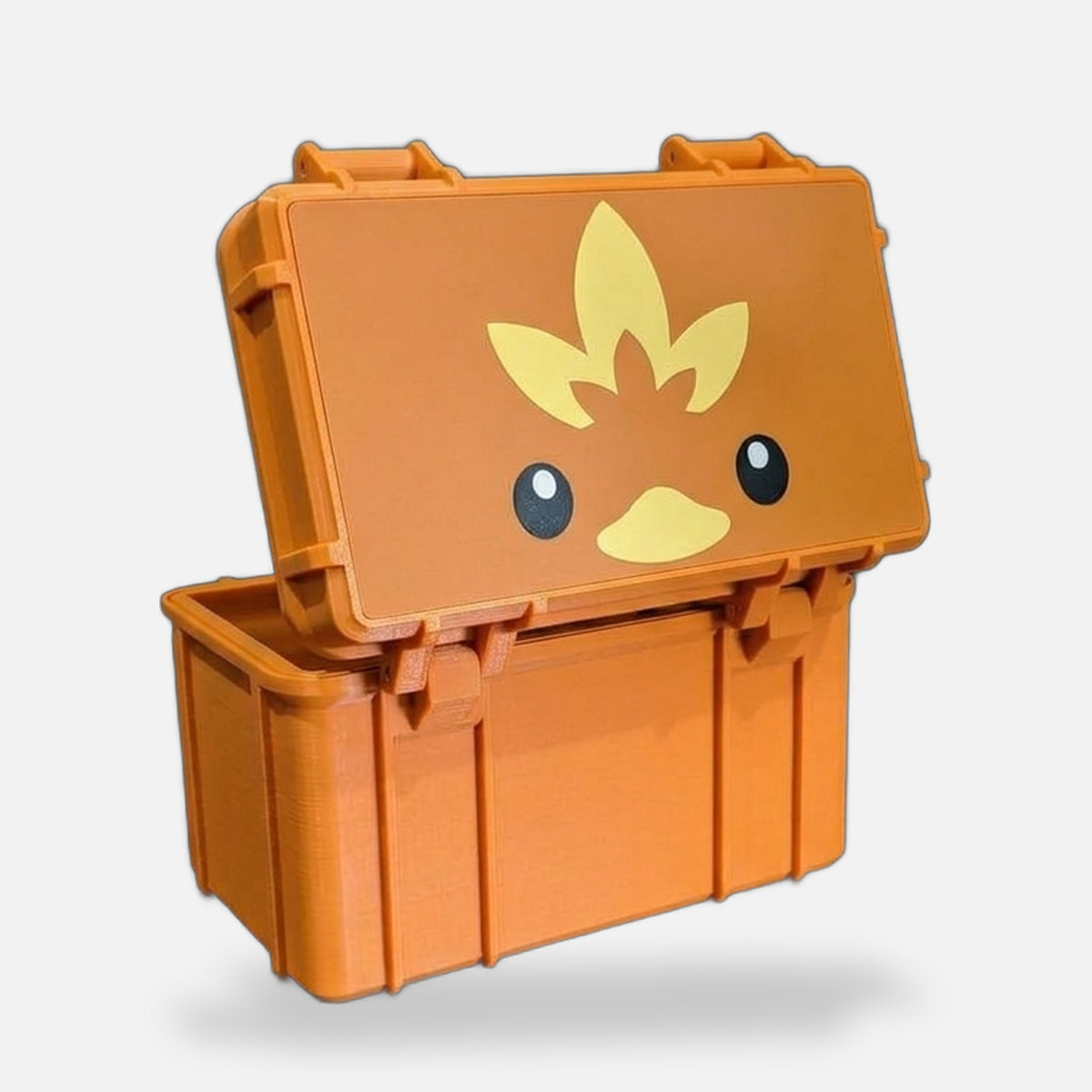 Torchic Trading Card Top Loader Storage Box – FABBOX 3D printed
