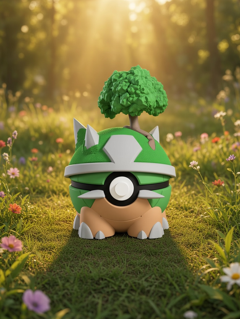 Torterra Character Ball – FABBOX 3D printed