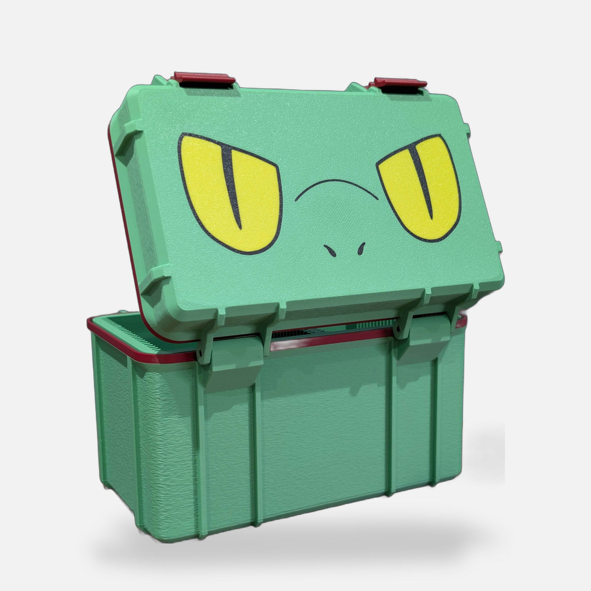 Treecko Trading Card Top Loader Storage Box – FABBOX 3D printed