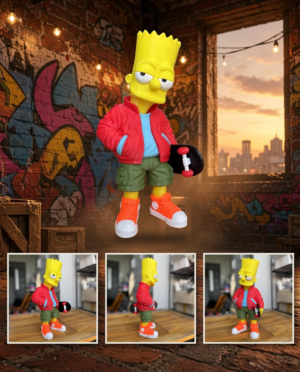 Urban Bart Simpson – FABBOX 3D printed