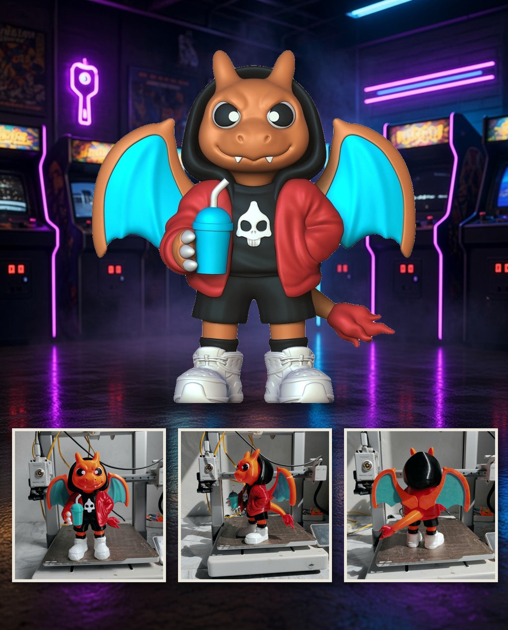 Urban Charizard – FABBOX 3D printed