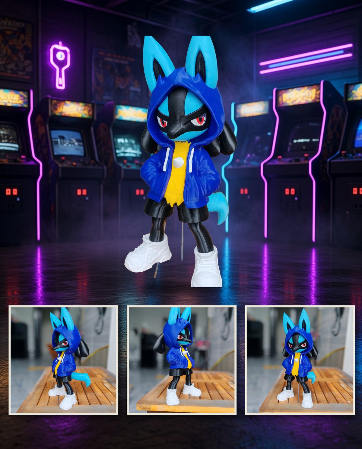 Urban Lucario – FABBOX 3D printed