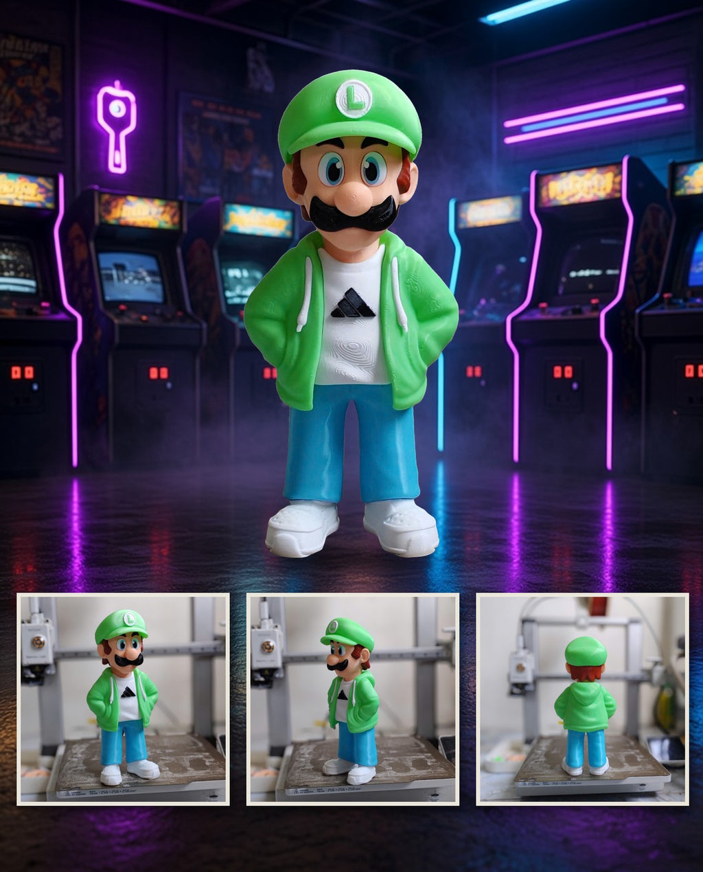 Urban Luigi – FABBOX 3D printed