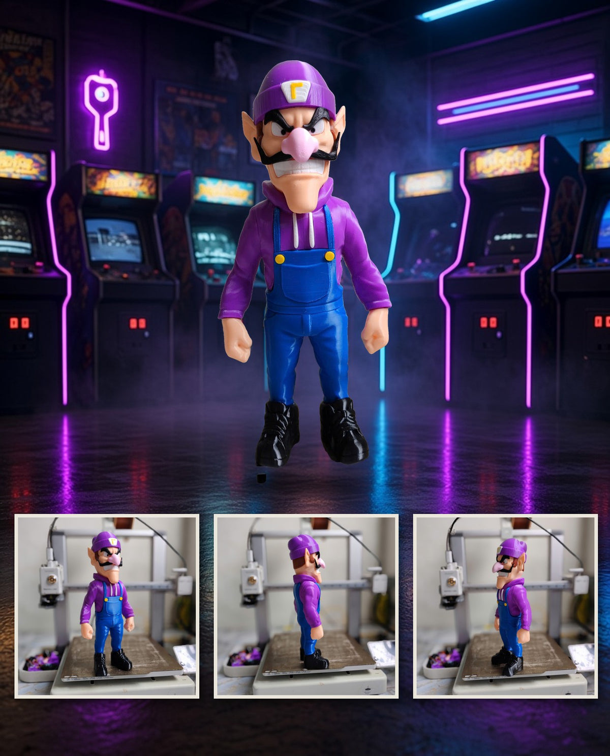 Urban Waluigi – FABBOX 3D printed